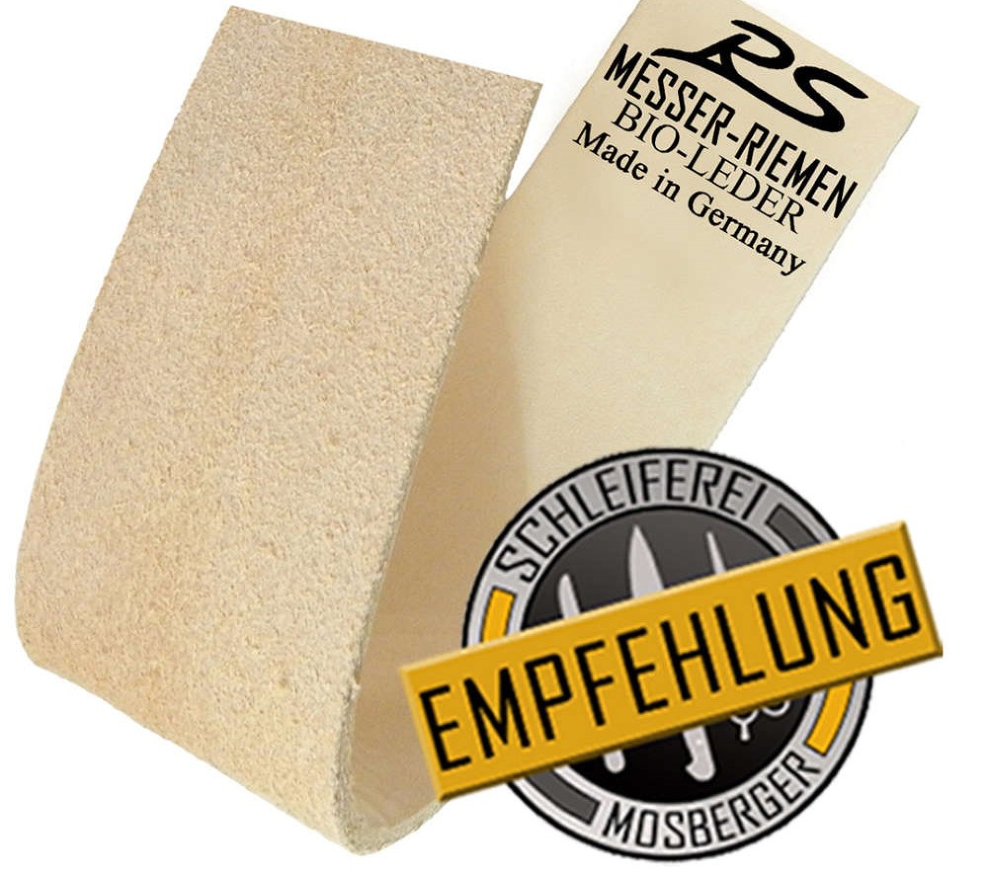 RS Diamant Rollenschärfer Messerriemen/Abziehleder
